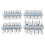 40 Stz Keramik-Edelstahl-Nageldrillbits Set 1
