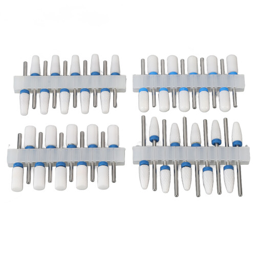 40 Stz Keramik-Edelstahl-Nageldrillbits Set