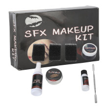 Halloween-Makeuptasche mit Wund-Plasma-Narben-Design