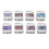 Nagellack-Kleber-Set 8 Farben Glitzer Sequins Art Gel 1