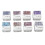 Nagellack-Kleber-Set 8 Farben Glitzer Sequins Art Gel 2