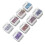 Nagellack-Kleber-Set 8 Farben Glitzer Sequins Art Gel 3