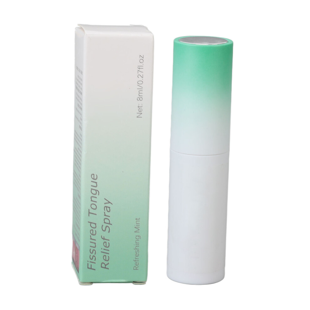 2pcs Fissured Tongue Relief Spray 8ml Odor Removal Breath Freshener