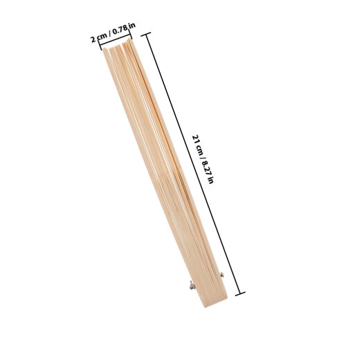 2St Vippevifte Ram Fällbar Handvifte DIY Vifte Material 1