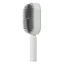 (White) Selbstreinigende Massage-Kammhaarpflege rot
