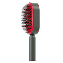 (Red) Selbstreinigende Massage-Kammhaarpflege rot