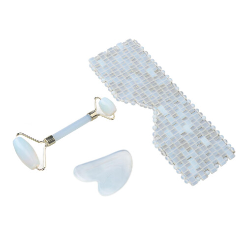 3x Jadestone Augenrolle Gewebt Gua Sha 2
