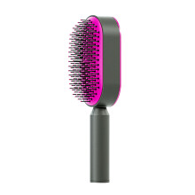 (Rose Red) Selbstreinigende Massage-Kammhaarpflege rot