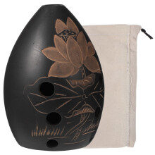 1 St Portabel 8-Hålars Ocarina I Keramik Mini Musikinstrument Present