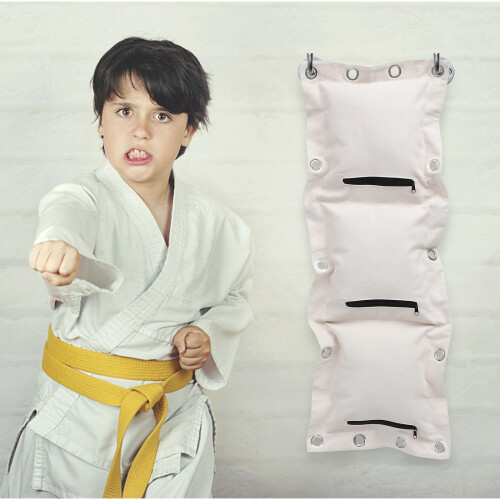 1 St Tjockad Wing Väggmonterad Boxningspåse Beige 2