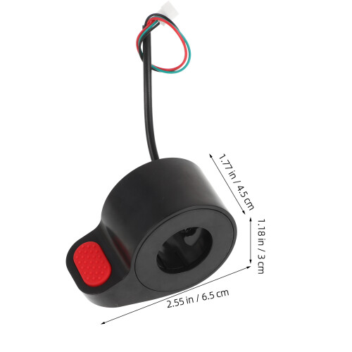 Thumb Throttle För Elsparkcykel Hastighetskontroll I Plast 2