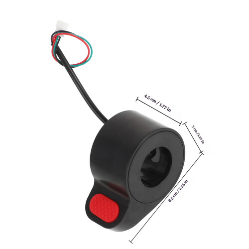 Thumb Throttle För Elsparkcykel Hastighetskontroll I Plast 1