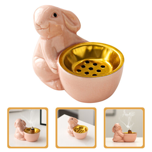 Scented Candle Warmer Rabbit Incense Burner Lovers 1