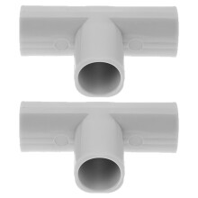 Babygässets 2 Delar 3-Vägs Rörkoppling Fitting Tubanslutning