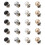20Pcs Metall Brosch Säkerhetsbrosch Stift 11