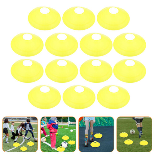 14Pcs Professionella Fotbollskoner Skarphetskon Träningsdiscar 2