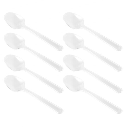 100 Pcs Plastskedar För , Efterrätt, Förrätt 1