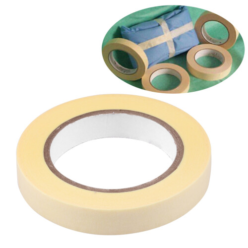 1 Yellow Sterilization Tape with Color Change for Use