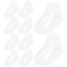 100Pcs Plastiska Bebisfots För Småbarnsskor Transparent Hållare