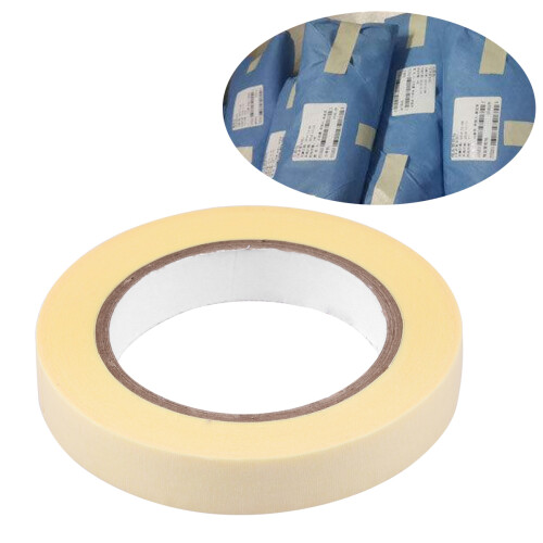 1 Yellow Sterilization Tape with Color Change for Use 2