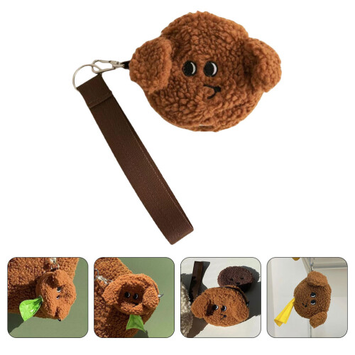 Plush Hundsäckhållare Med Hundform För Avförselavfall 2