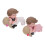 2Paren Paar Decoratieve Liefdesbeelden Taartversiering 9