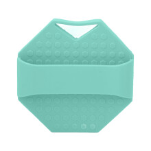 (Green) Silikon-Körperbürste zum Peelen, ergonomisch, lebensmittelecht