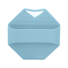 (Blue) Silikon-Körperbürste zum Peelen, ergonomisch, lebensmittelecht