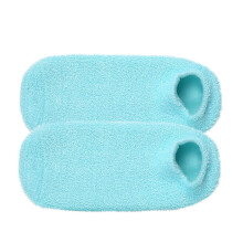 (Blue) Feuchtigkeitsspendende Gel-Fußsocken Blau