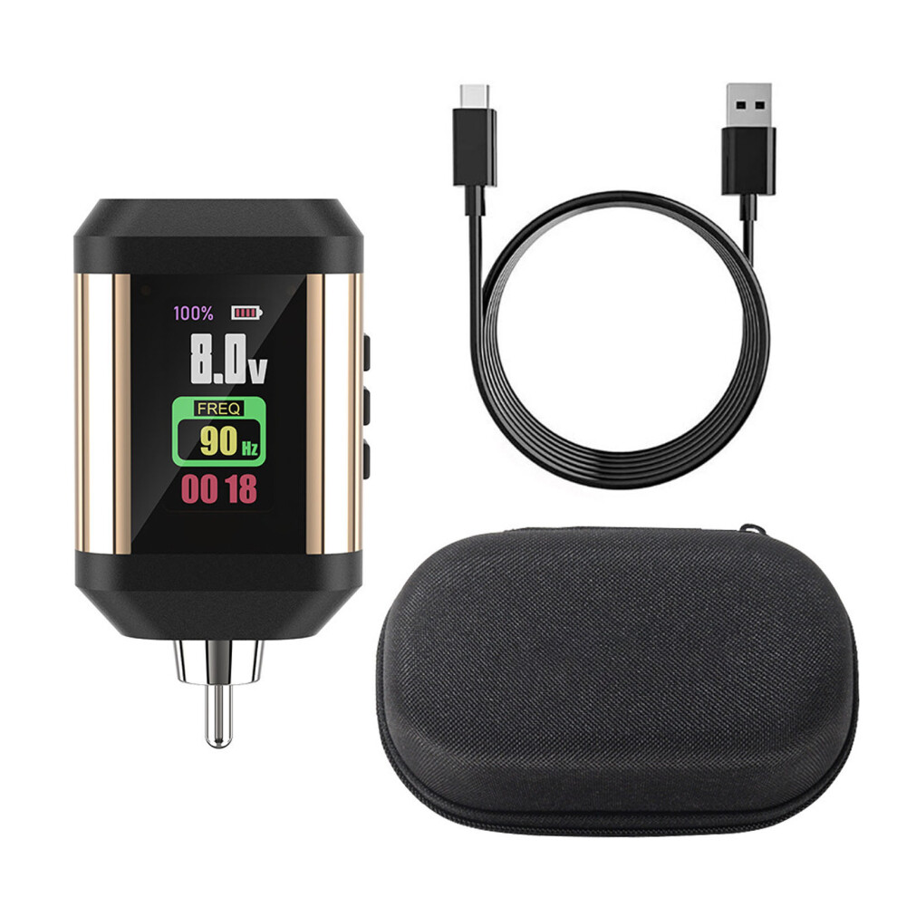 (Gold) Wireless Tattoo Power Supply 2200Mah Rca Usb Rechargeable Gold 461605409184