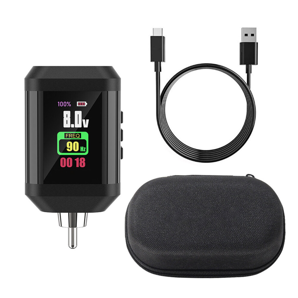 () Wireless Tattoo Power Supply 2200Mah Rca Usb Rechargeable Black/Gold 461605409207