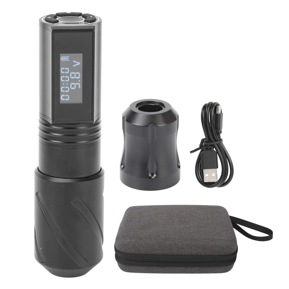 Wireless Tattoo Pen Kit 1800mAh Battery LCD Screen