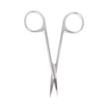 Präzise Edelstahl-Nagelschere mit gebogener Klinge