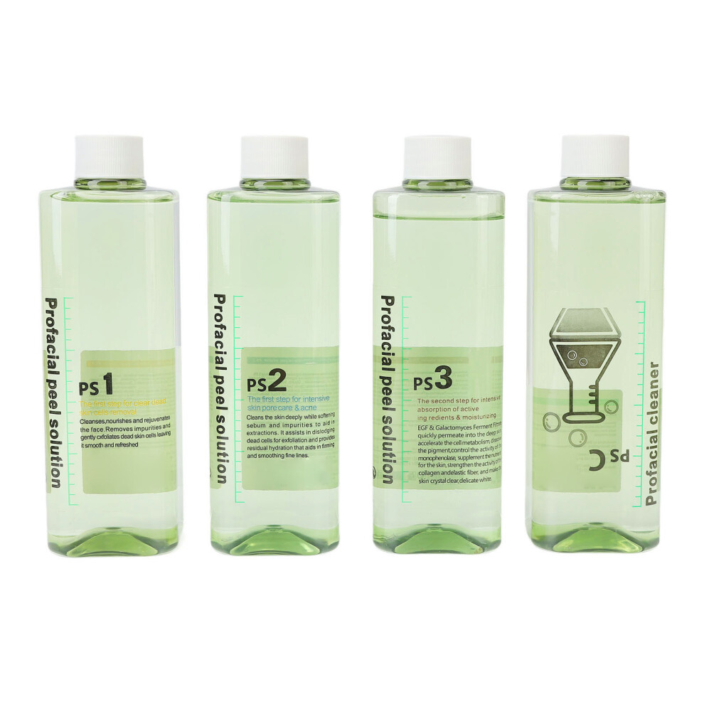 4pcs Hydra Peeling Facial Serum Dermabrasion Deep Cleansing Hydro