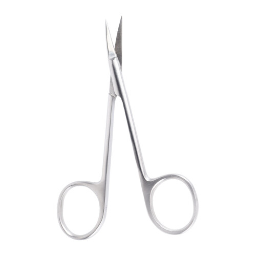 Precise Stainless Steel Curved Blade Cuticle Scissors 2
