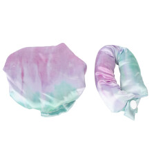 (Purple) Wellenstangen-Band Satin Orange Locken
