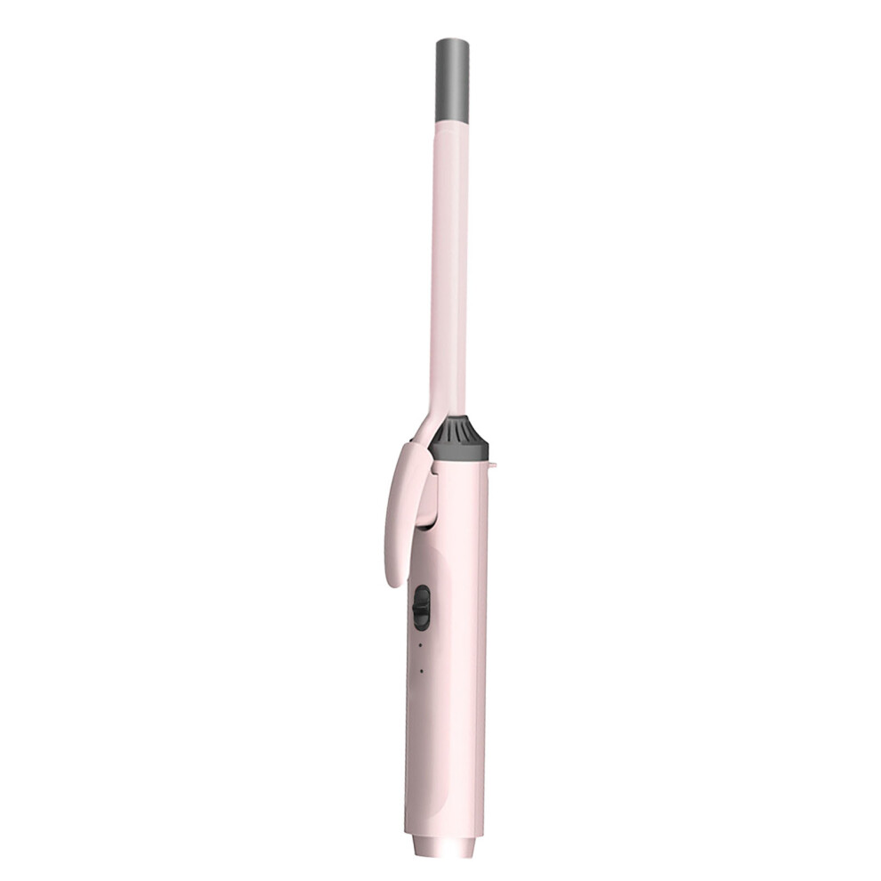 Pink (13Mm Two Level Gear Â ) Hair Curler Wand Tourmaline Ceramic 13Mm Lcd