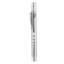 (Silver) Torcia LED Testa Concava Alluminio Medica Nera