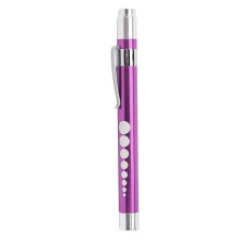 (Purple) Torcia LED Testa Concava Alluminio Medica Nera