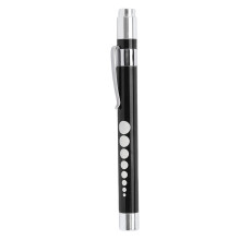 (Black) Torcia LED Testa Concava Alluminio Medica Nera