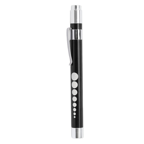 (Black) Torcia LED Testa Concava Alluminio Medica Nera