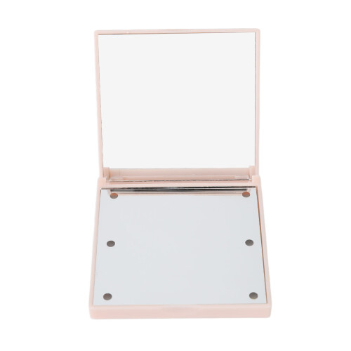 (Pink) Reise-Make-up-Spiegel LED 2X Weiß