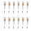 12pcs Waterproof Semi Permanent Tattoo Paste Cone 3