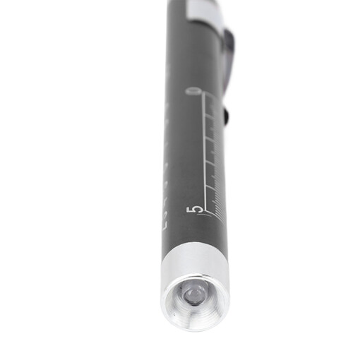 (Black) Torcia LED Testa Concava Alluminio Medica Nera 2