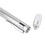 (Silver) Torcia LED Testa Concava Alluminio Medica Nera 4