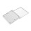 (White) Reise-Make-up-Spiegel LED 2X Weiß 2