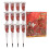 12pcs 25g Temporary Tattoo Paste Cone Shaped 5-7 Days Cherry Red 1