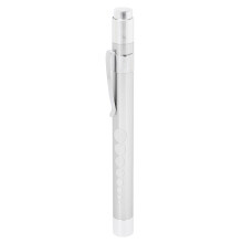 (Silver) Gelbe LED-Schreiberlampe mit Konkavkopf & Pupillenmesser