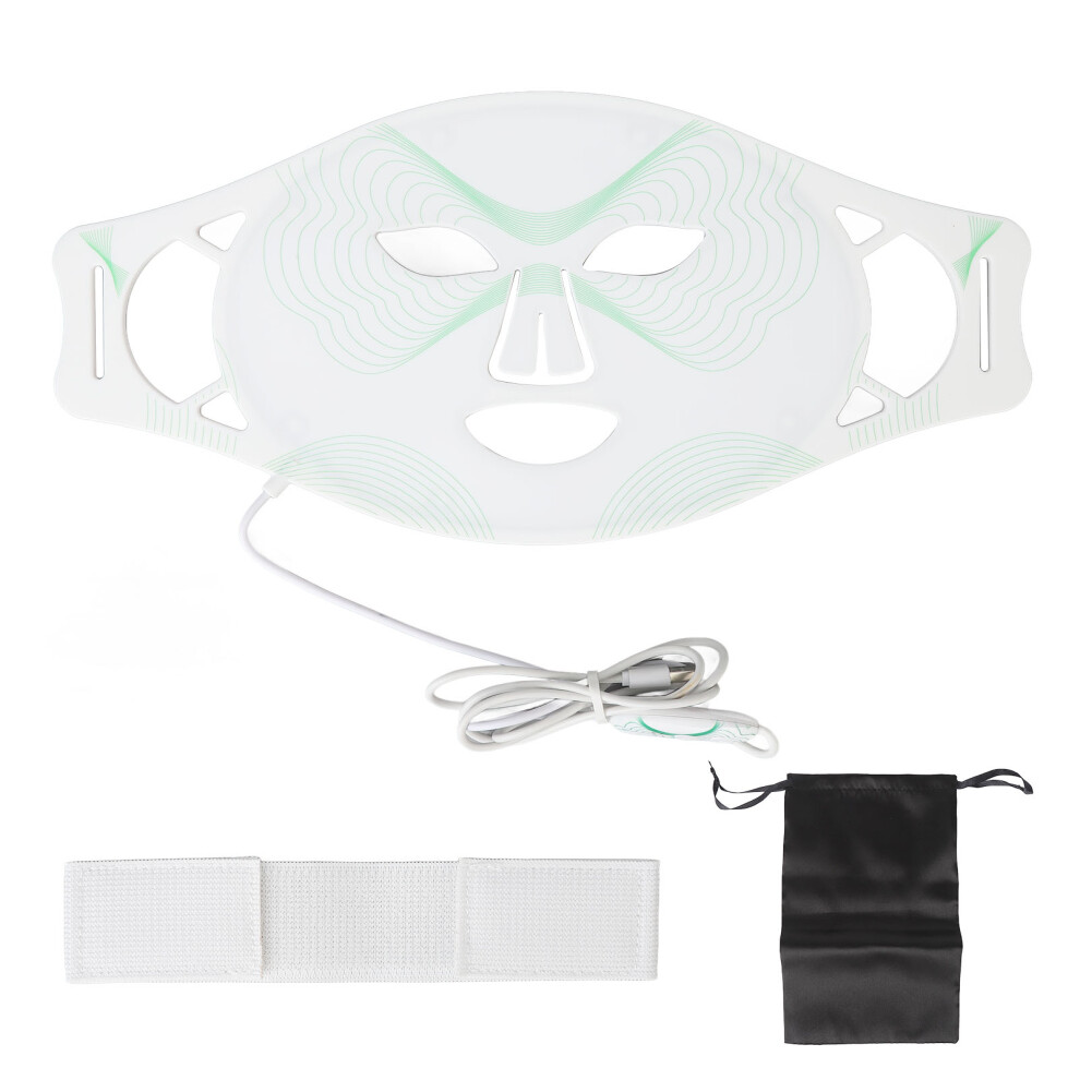 Silicone 7 Color LED Skin Rejuvenation Device for Pimples Wrinkles