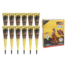 12pcs Temporary Tattoo Paste 25g Long Lasting